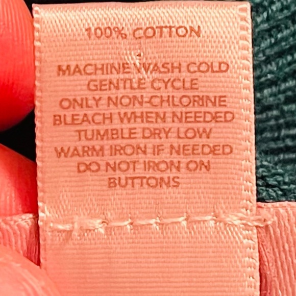 LOFT Green Cotton Jewel Button Cardigan – Size L - Picture 6 of 6